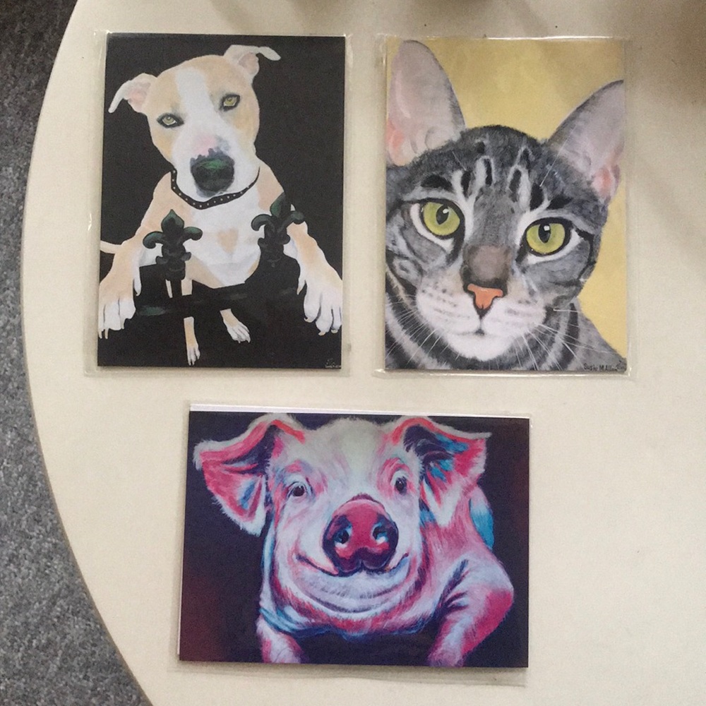 A set of 3 Animal Wall Art Print from New Orleans